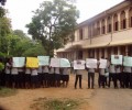 யாழ்.தொழில்நுட்ப கல்லூரி மாணவர்கள் கவனயீர்ப்பு போராட்டம்
